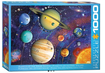 NEW Eurographics 1000-Piece Solar System Puzzle – Outer Space Planets & Galaxy - Image 1 of 3