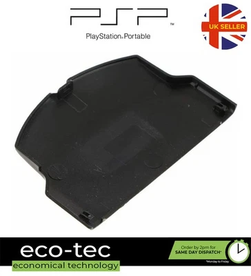for Sony PSP 3000 Series - Black Replacement Battery Cover - Image 1 of 4