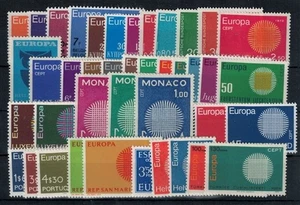 EUROPA CEPT 1970 Annata Completa 41v MNH** - Picture 1 of 1