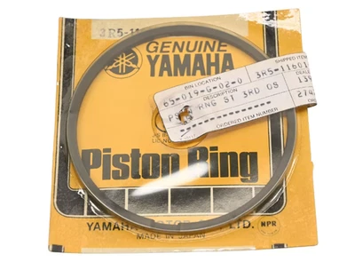 JUEGO DE ANILLOS DE PISTÓN YAMAHA NUEVO OEM 3RD O/S 0.75 1980-81 YZ465 3R5-11601-30 Foto 1 de 4