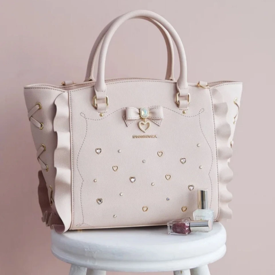 SAMANTHA VEGA Sanrio Japan My Sweet Piano Flutter Bolsa de Ombro Pequena Mão 2 Vias - Imagem 1 de 4