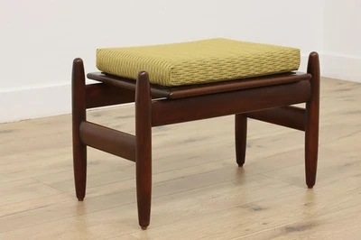 Danish Vintage Midcentury Modern Teak Footstool, Frem Rojle #55167 - Image 1 of 4