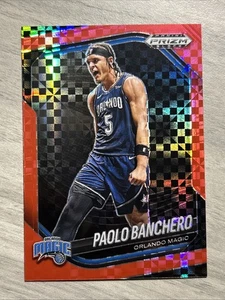 Paolo Banchero 2024-25 Panini Prizm Black Red Power Orlando Magic #/75 - Picture 1 of 6