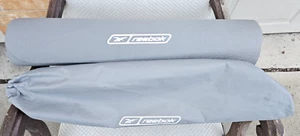 Reebok Yoga Mat, 4mm Thickness (68”x 24”) Grippy Texture, Easy To Roll, Grey - Picture 1 of 9