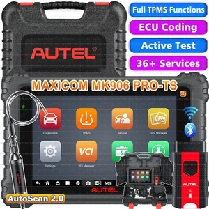2025 Autel MaxiCOM MK906 Pro-TS Coding TPMS System 36+Service Diagnostic Scanner - Picture 1 of 12