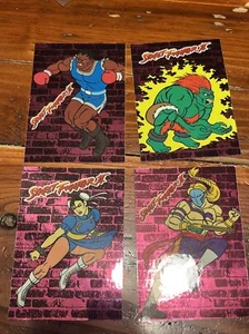 1993 Topps Street Fighter 2 Complete 88 Card Set + 11 Sticker + 4 Foil Chase! - Bild 1 von 12