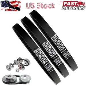 3Pc 30 series go kart cogged torque converter drive belt 203589 for comet 5959 - Picture 1 of 7