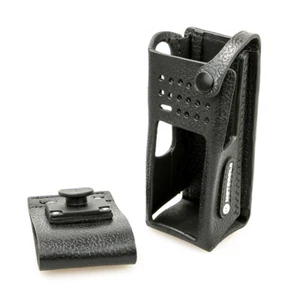MOTOROLA PMLN5840A Hartledertasche mit Display / Tastatur für DP4600 DP4800 - Bild 1 von 2