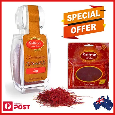  Premium Saffron Threads High Quality 5 G 100% Pure & Natural  AU • 22.71$