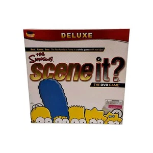 The Simpsons Deluxe Edition Scene It? DVD Board Game Animated TV Show Complete - Picture 1 of 6