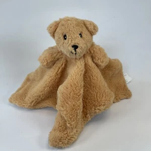 Los mejores juguetes hechos oso de peluche sonajero bebé peluche manta de seguridad amorosa bronceado - Imagen 1 de 7