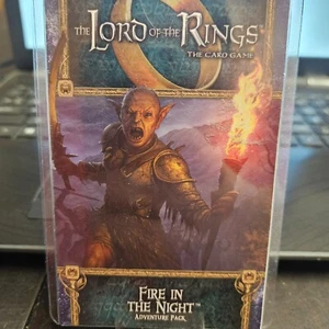 The Lord of the Rings LCG: Fire in the Night Adventure Pack LoTR LCG - Picture 1 of 1