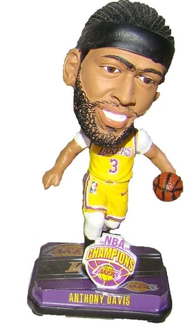 Los Angeles Lakers 2020 NBA Finals Champions Anthony Davis Mini 4" Bobblehead Cover
