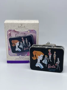 BARBIE Vintage Hallmark 1997 Anniversary Edition Pressed Tin Christmas Ornament - Picture 1 of 12