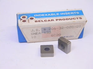 NEU ÜBERSCHÜSSIG 10 STK. BELCAR SNEA 433 GRADE: GC20 CARBIDE INSERTS - Bild 1 von 1