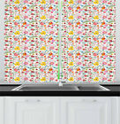 Traditional Kitchen Curtains 2 Panel Set Window Drapes 55" X 39"