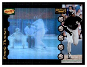 1996 Pinnacle Denny's Holograms Frank Thomas #3