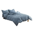 4 Piece Bedroom Bed Sheet Set Cotton Comfort ,Solid Color