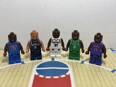 LEGO NBA Minifigura Lote de 5 Stackhouse ~ Kidd ~ Garnett ~ Walker ~ Carter ~ 2003 Foto 1 de 4