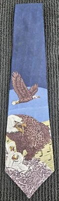 Corbata cuello águila pistas de animales 58" Foto 1 de 4