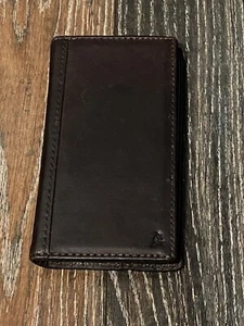 HTC One M9 Genuine Leather Wallet Brown Case - Picture 1 of 3