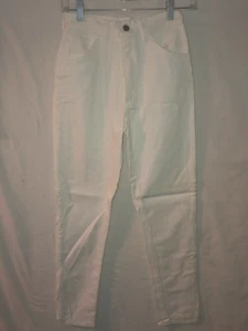 Vintage CARRERA Casuals High Waist White Jeans Size 27 - Picture 1 of 2