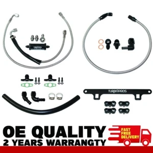 Turbo Oil Feed,Return,Water Line&Support Bracket Kit For Ford Falcon XR6 4.0L - Foto 1 di 16