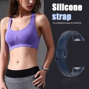 Silikonowy pasek do zegarka sportowego do Galaxy Fit SM-R370 (Midnight Blue) - Zdjęcie 1 z 6