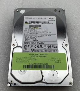 Hitachi HDS723020BLA642 2TB 2000GB 3.5" SATA2 Desktop Hard Drive HDD Tested - Picture 1 of 10