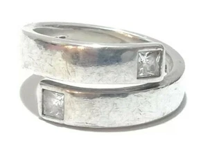 WUNDERSCHÖNER ESPRIT RING AUS 925 STERLING SILBER MIT SCHMUCKSTEINEN GR. 17,4 mm - Bild 1 von 4