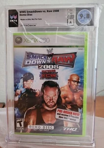 WWE Smackdown Vs Raw 2008 Pre Order Demo Xbox 360 Rare Factory Sealed WATA 9.8 A - Picture 1 of 4
