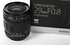 Voigtlander USA Warranty Super Nokton 29mm f/0.8 Asph Lens Micro Four Thirds M43