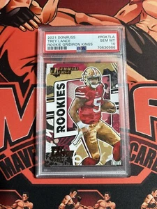 Donruss 2021 - Trey Lance - Rookie Gridiron Kings - PSA 10 gemas montado - Imagen 1 de 2