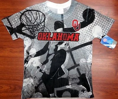 NCAA OU OKLAHOMA SOONERS JERSEY Youth/Boy's Poly Mesh T-Shirt NWT 100% Authentic - Image 1 of 2
