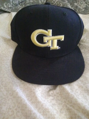 Men's New Era Navy Georgia Tech Yellow Jackets Primary Logo Basic 59FIFTY 7 1/4 Cover