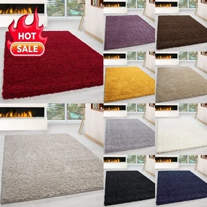 Extra Großer Dicker Shaggy Teppich Weich Wohnzimmer Schlafzimmer Teppich Flur Läufer Teppiche - Bild 1 von 42