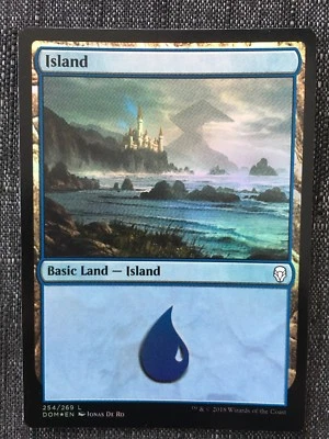 1x FOIL Island #254 Near Mint Magic Dominaria x1 - Image 1 of 2