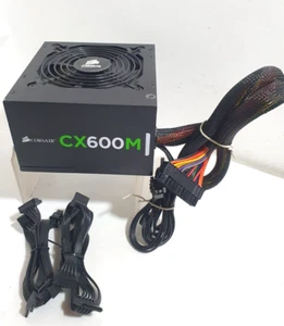 Corsair CX600M 75-002018 ALIMENTATORE 600 W WATT POWER ATX 12V pc computer #1 - Photo 1/3