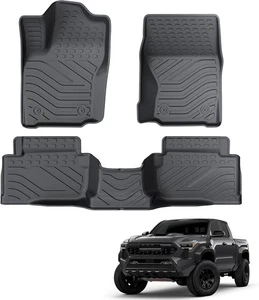 Floor Mats for 2024-2025 Tacoma(Only for Double Cab), 3 Pcs Custom Fit - Picture 1 of 7