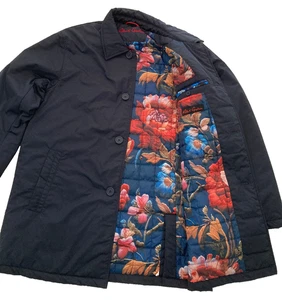 NWT Robert Graham Lightly Padded City/Car Coat Sz L Navy - Picture 1 of 8