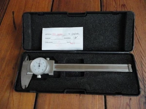 Shock Proof Precision Stainless Hardened Dial Caliper 6" Machinist Tool 0.001 in - Picture 1 of 14