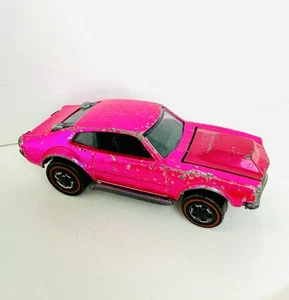 Hot Wheels Redline 1970 Mighty Maverick US Hot Pink with Opening Hood Nice Car - Picture 1 of 7