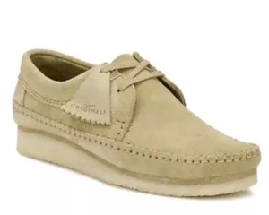 Clarks Originales Wallabee Weaver Hombres Zapatos de Gamuza de Arce Reino Unido Talla 9.5 G EUR 44 - Imagen 1 de 5