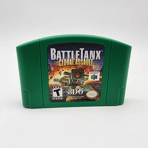 BattleTanx Global Assault Nintendo 64 Video Game Green Cartridge - Picture 1 of 5
