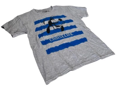 Camisa de manga corta gris gráfica Goofy de Disney para niños talla mediana Foto 1 de 3