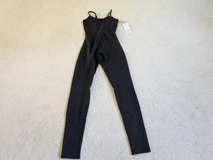alo yoga Airbrush One And Done One piece Black size S NWT - Picture 1 of 14