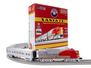 Santa Fe Super Chief LionChief Bluetooth 5.0 Set #2323110 - O Gauge Train Set - Picture 1 of 1