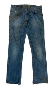 Kenneth Cole Reaction Jeans 30X30 Distressed Stained Straight Leg - Bild 1 von 9