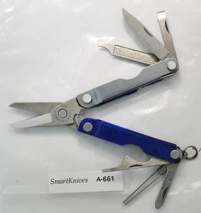 Leatherman Micra (policarbonato blu) - usato, discrete condizioni #A661 - Foto 1 di 6
