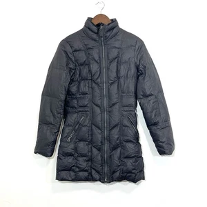 Prana Devan Down Filled Quilted Puffer Coat Size Small Charcoal Gray - Picture 1 of 11